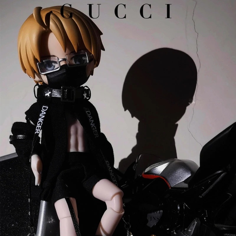 【10cm】オビツ11服 ob11服 1/12ドール服 1/12服 着せ替え人形 1/12ドール 人形服 夜戦士セット 2色 GSC BJD 戦闘服 マスク付き可能 格好いい ドール付きない