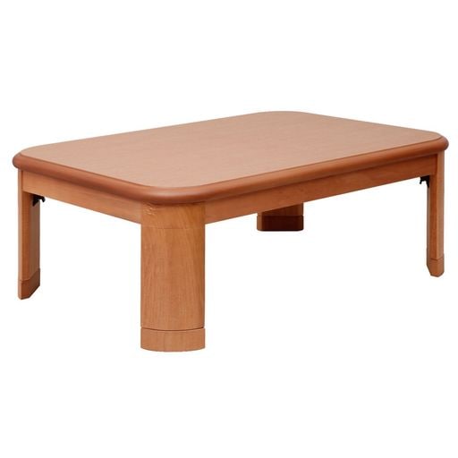 楢ラウンド折れ脚こたつ リラ 105×75CM ナチュラル