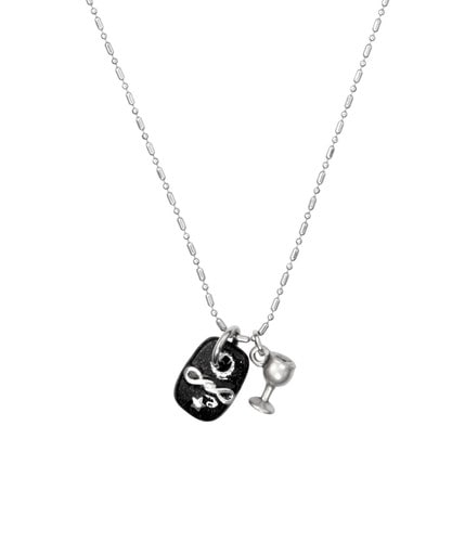 NFF CLINK NECKLACE SILVER クリンクネックレス シルバー 韓国アクセサリー ネックレス レディース