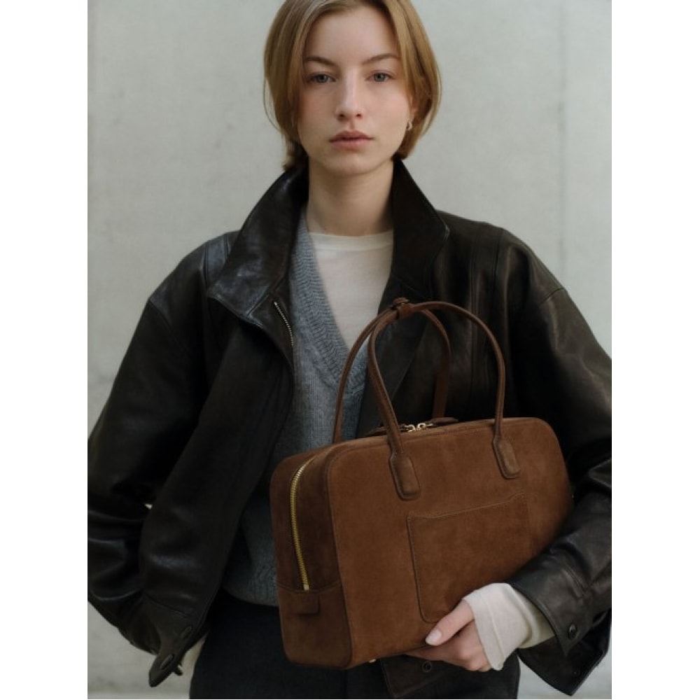 DEMERIEL ケイリーボストンバッグプラスチェスナット 32,970円