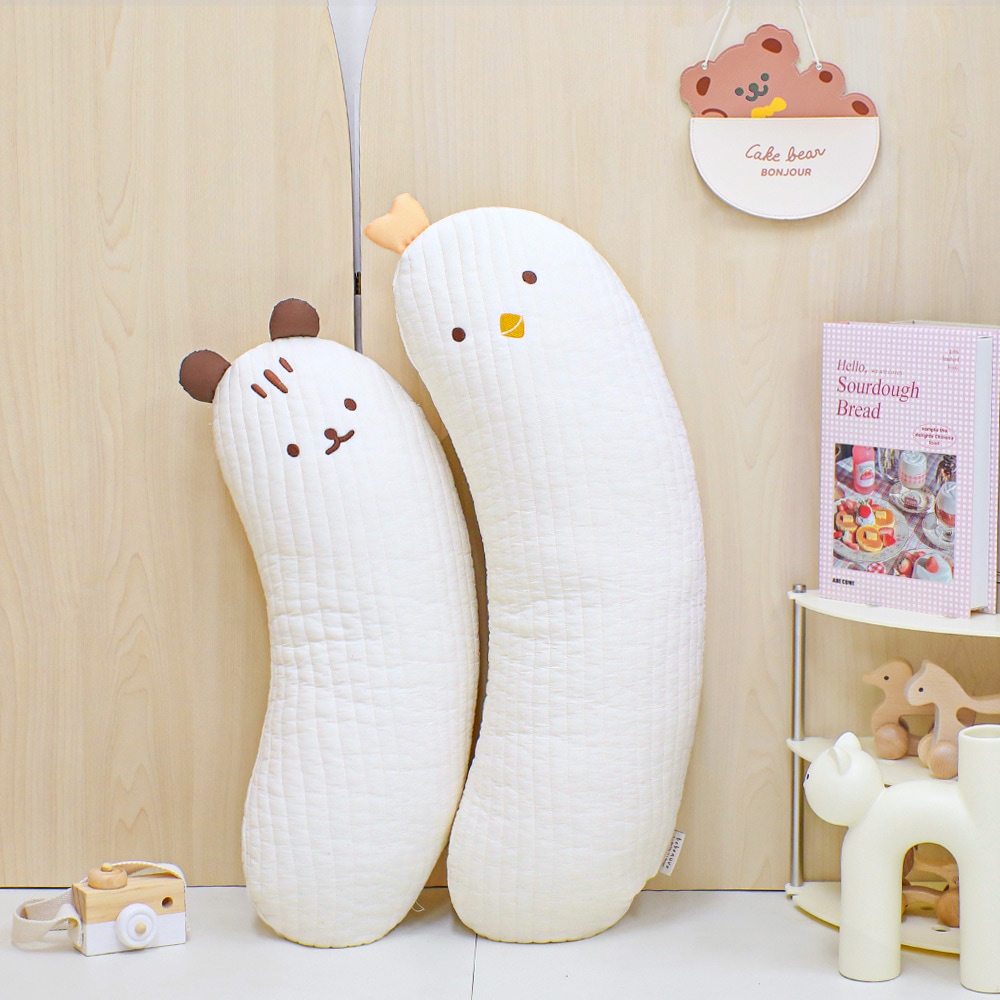 ベベヌーボー 純綿 キルティング 四季 赤ちゃん ボディピロー 愛着ぬいぐるみ 枕