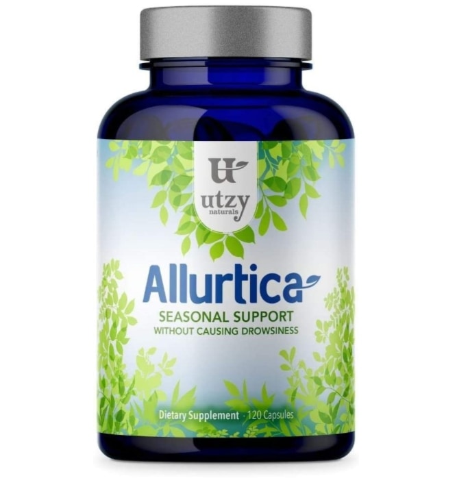 Natural Nettle Leaf Supplement Capsules - Allurtica Herbal Supplement with Quercetin and Stinging Ne