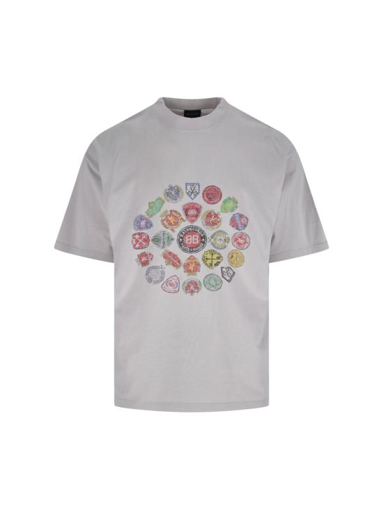 BALENCIAGA Men T-Shirts 764235 TTVH4 9012 White