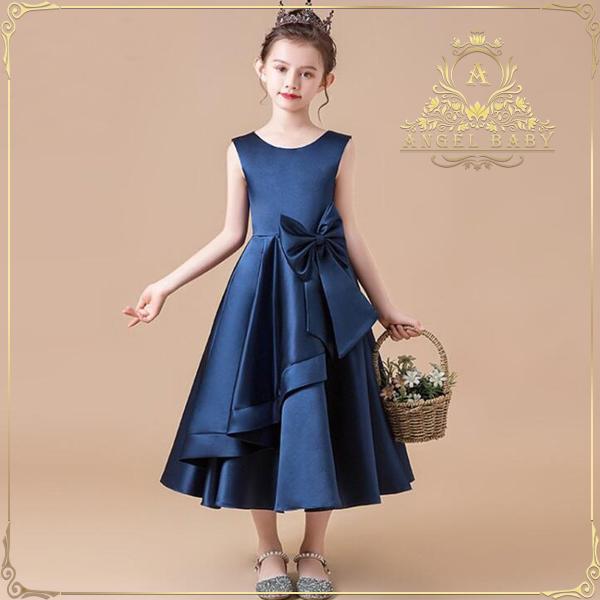 子どもフォーマルドレス ピアノドレス ロングドレス 子供ドレス ジュニアドレス 子ども服 七五三 コンクール バイオリン演奏会 コーラス ピアノ発表会 結婚式