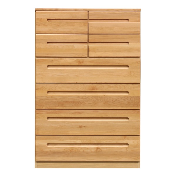 ハイチェスト 衣類収納 6段 幅90cm ナチュラル 木製 日本製 HUMMING ハミング リビングチェスト 完成品 開梱設置 27,956円