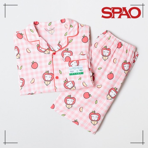 SPAO公式 カナディ 長袖パジャマ (RED)