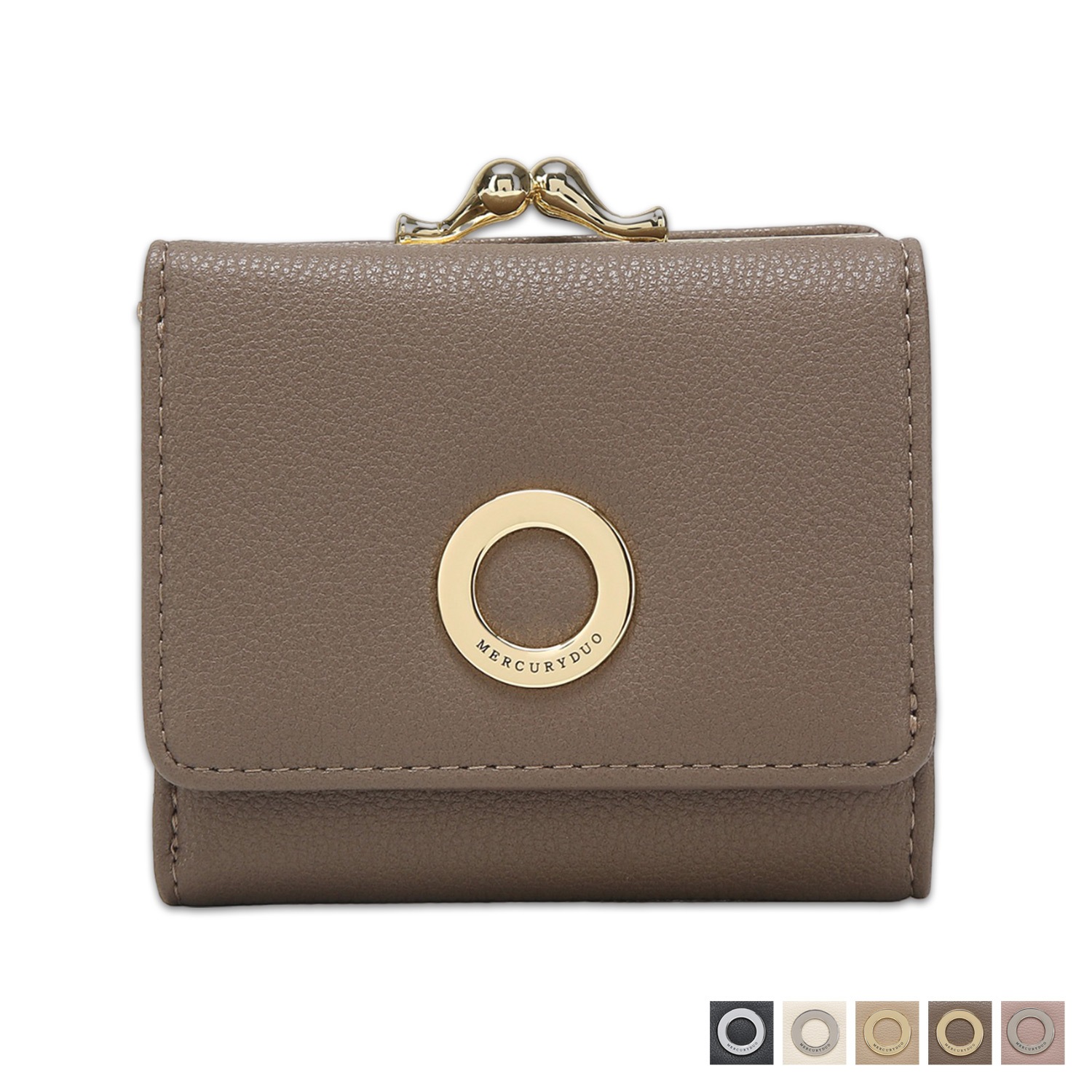 財布 三つ折り ミニ レディース がま口 軽い 90620W