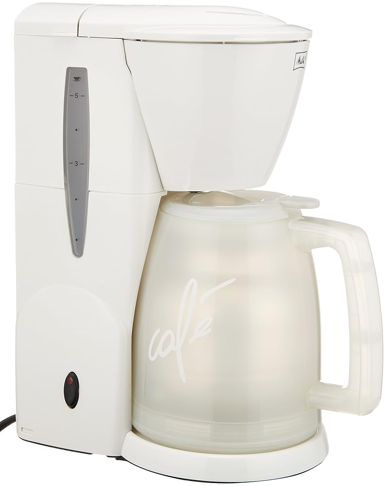 Melitta(メリタ) アロマサーモ 5カップ ホワイト 【2~5杯用・1×2のフィルターペーパーに対応】 JCM-512/W