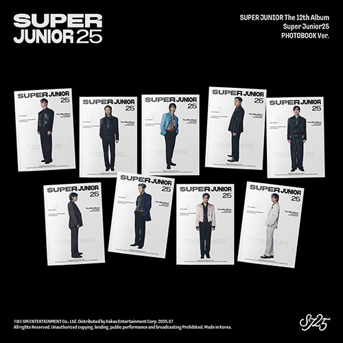 【セット/アルバム9種】 SUPER JUNIOR - Super Junior25 (PHOTOBOOK Ver.)