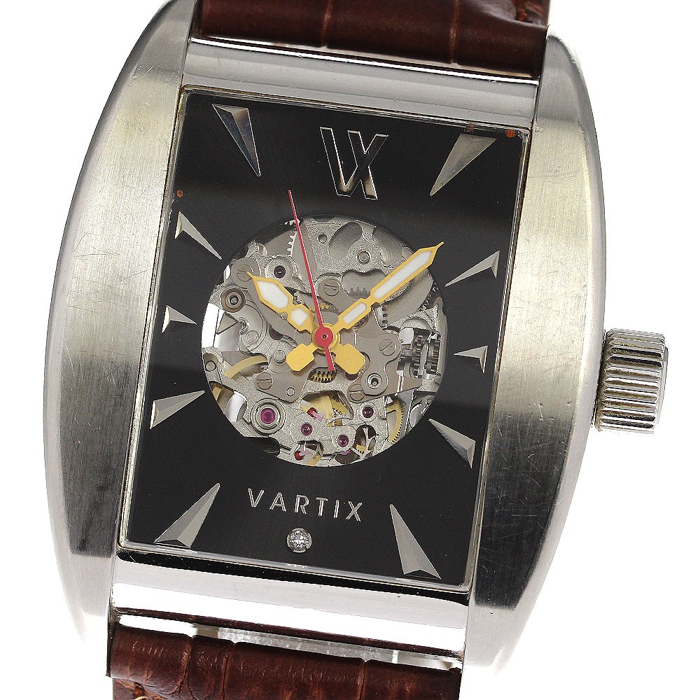 ヴァティックス VARTIX K5VN ダイヤ0.013ct 自動巻き メンズ 保証書付き_757957【中古】