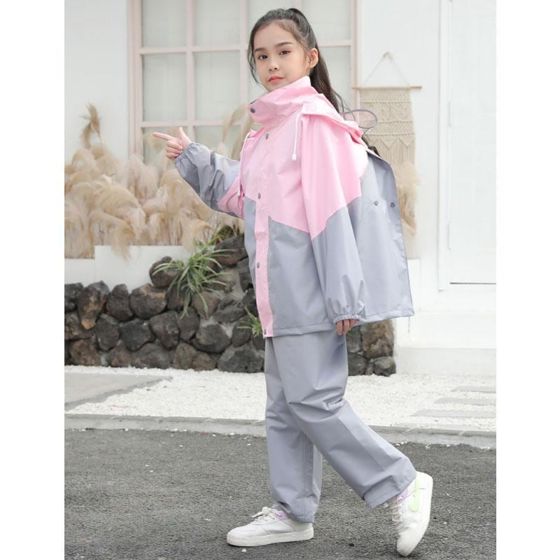 レインウェア 自転車 品物を厳選するレインコート 上下セット 梅雨対策 男の子 小学生 レインスーツ 通学用 女の子 バイザー ランドセル対応 キッズ リュック対応男女兼用その他の子供服雨具 6,528円