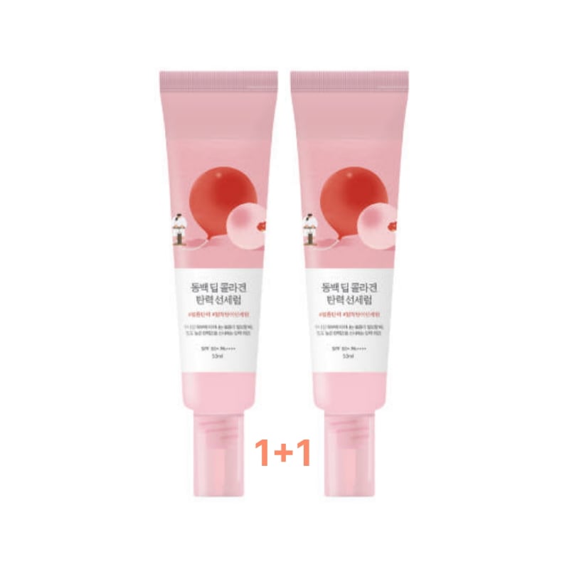 【1+1】ツバキ ディープコラーゲン 弾力 サンセラム SPF50+ PA++++ 50ml x 2個