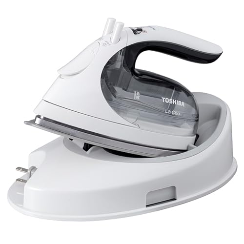 TOSHIBA(東芝) アイロン スチーム 衣類スチーマー コードレス TA-FV560(H) コンパクト