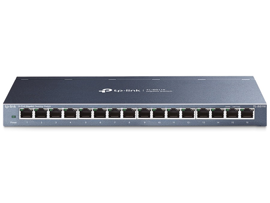 TL-SG116 16ポート ギガビット デスクトップ スイッチングハブ