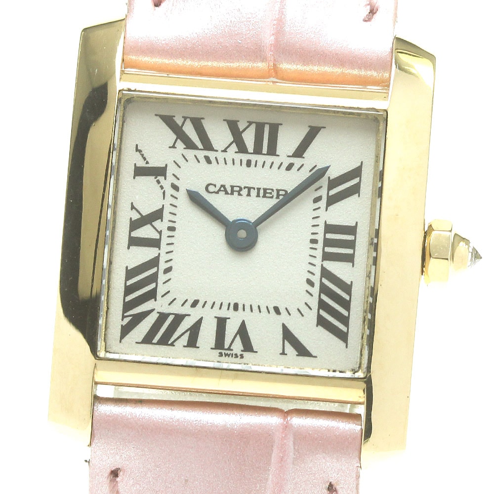 カルティエ CARTIER W5000256 タンフラSM K18YG クォーツ レディース 良品 _844763【中古】