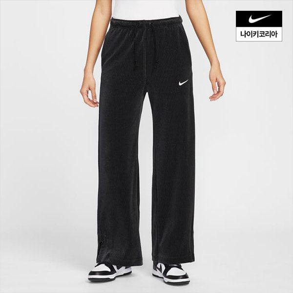 パンツ 女性 ベロア ハイウエスト ワイドレッグ HV5036-010