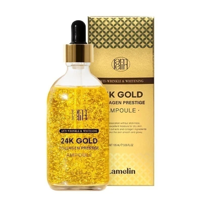 [国内正規品]ラメリン 24K GOLD コラーゲン プレステージ セラム 105mL LAMELIN 針美容 ヒアルロン酸 コーティング スピキュール BIO-TOX EEDLE SHOT ハリ