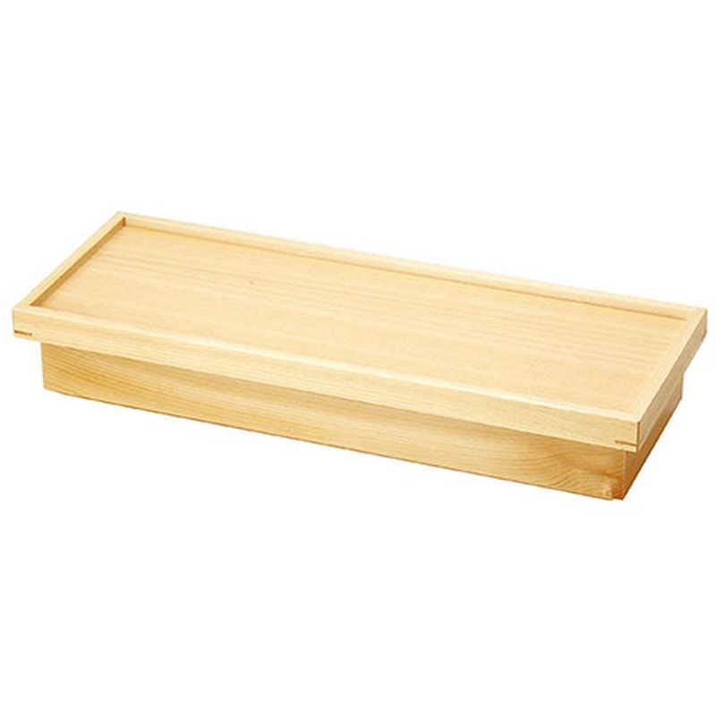 ヤマコー　用美 業務用 檜・長手弁当(三ツ仕切)ノンスリップ蓋付 yamaco38662　YAMACO38662