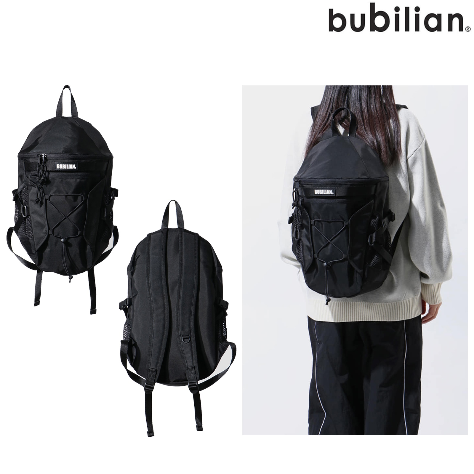 Brave Backpack [Black] バッグ 多機能 軽量 ノートパソコン 収納 通勤 出張 旅行 通学 メンズ/レディース 人気 おしゃれ カジュアル