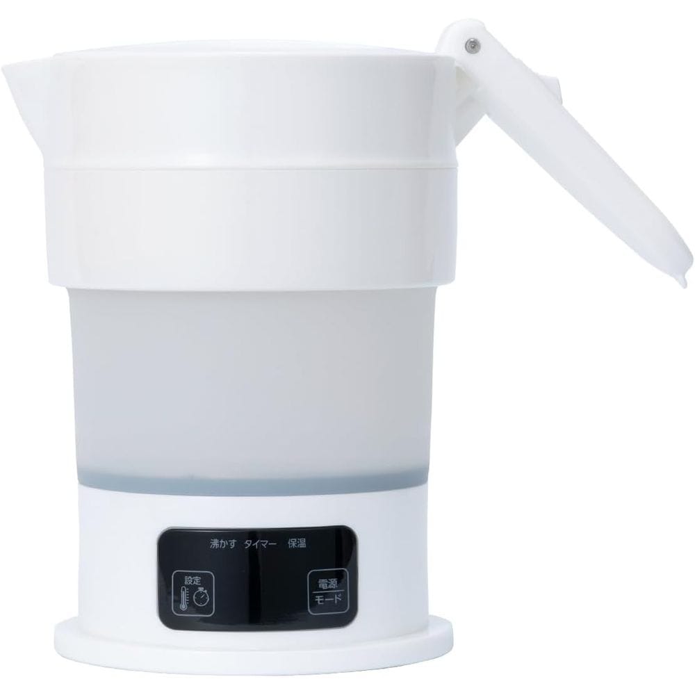 （まとめ買い）MCO 折りたたみケトル 多機能 600ml 白 MBE-TK04/WH [x3] 14,509円