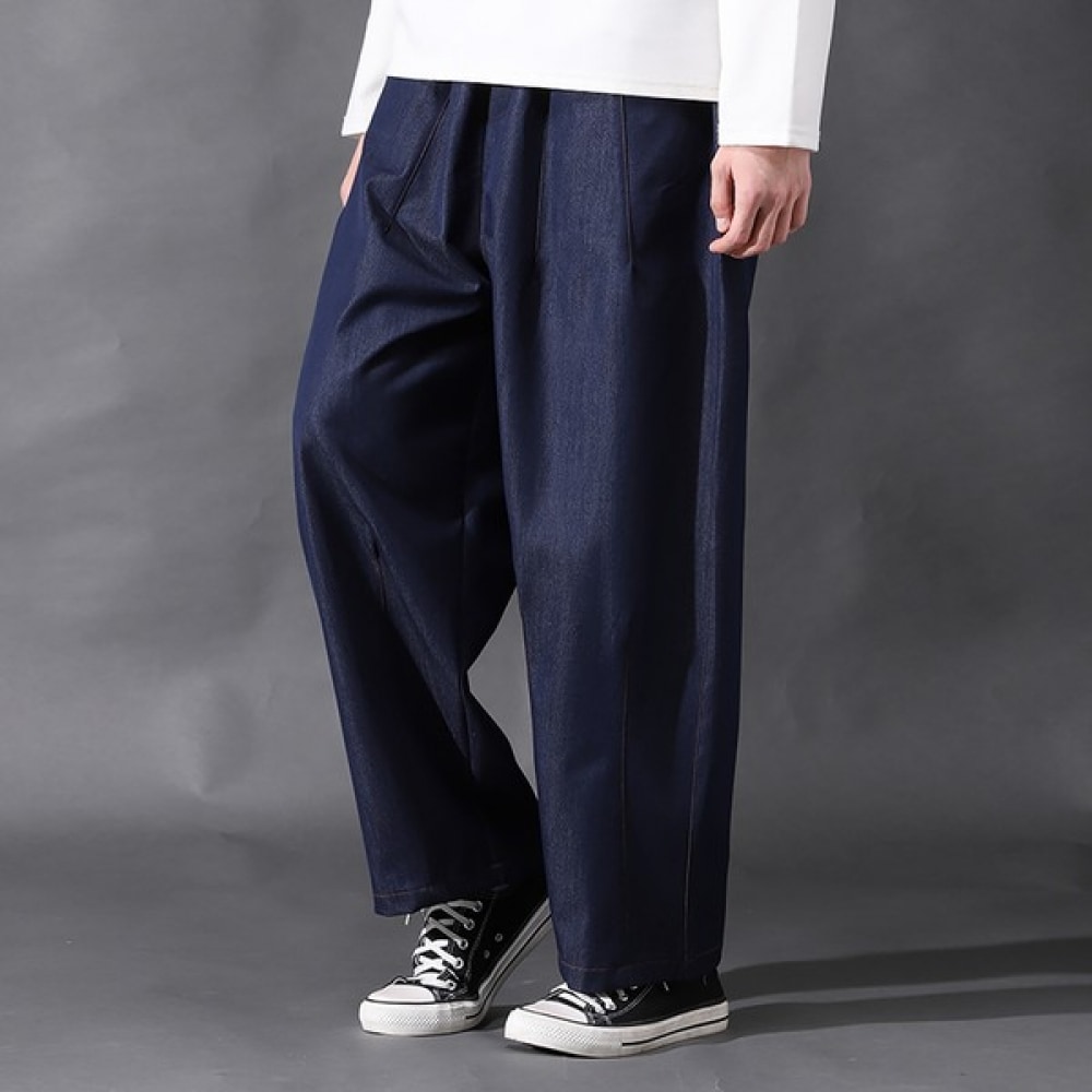 (ジュアンス) ワイドロウデニムジャーパンツECCP6423