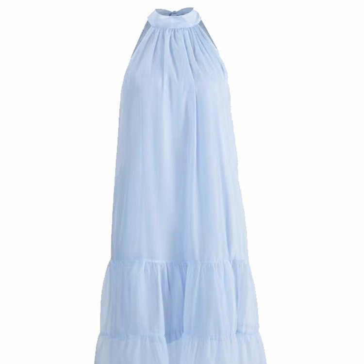 ワンピース ロングワンピース ノースリーブワンピース ホルダーネック シースルー 透け感 ロング丈 かわいい 大人可愛い きれいめ シンプル カジュアル 上品 おしゃれ かっこいい 大人女子 こなれ感