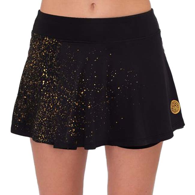 「海外サイズ」BIDI BADU(ビディバドゥ) 2024 SS レディース PARIS2024 全仏オープン ゲームスコート W1390008-BKGLD BK×ゴールド(24y5mテニス用ゲームウ