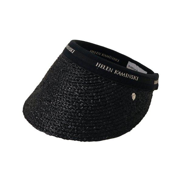 26SS 女性 ビアンカ 12 バイザーハット チャコールブラックロゴ HAT52493 CHARCOALBLACKLOGO