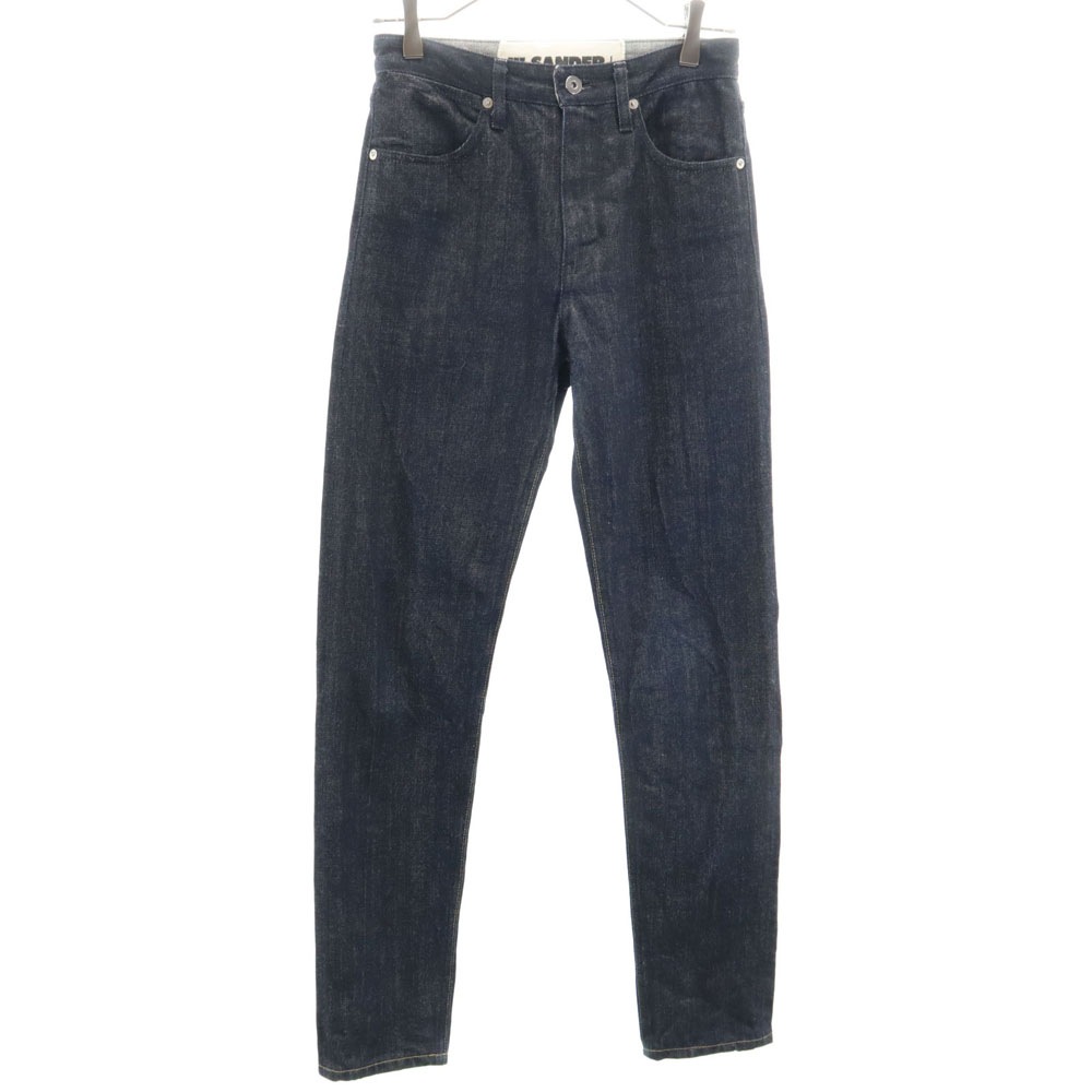 日本製 デニムパンツ ｗ25 ネイビー レディース 古着