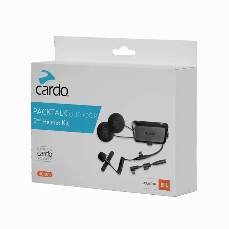 CARDO　PACKTALK OUTDOOR - 2nd Helmet Kit (PACKTALK OUTDOOR専用ヘルメットキット)　ACC00017