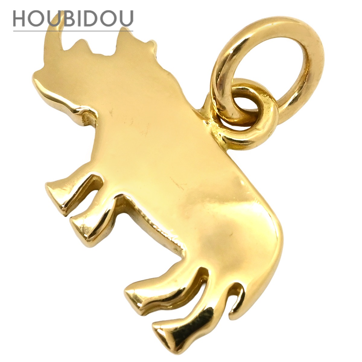 ポメラート ペンダントトップ チャーム ドド DODO サイ イエローゴールド 750 18K 18金 ネックレストップ 【中古】