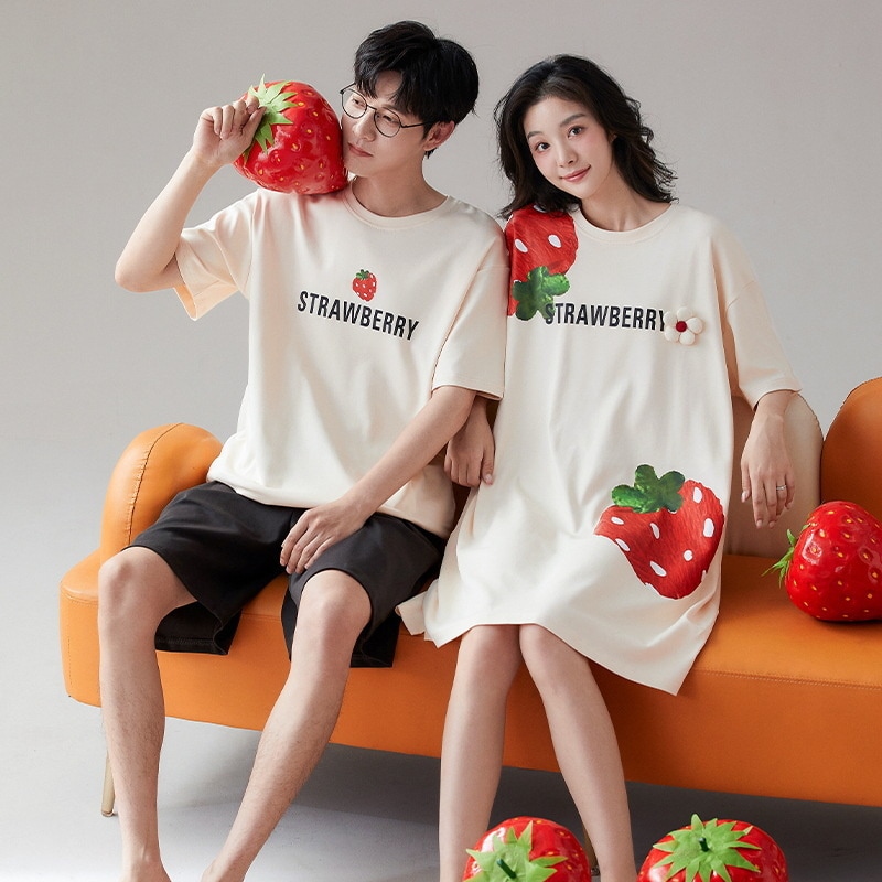 ナイトウェア 下着 ペアパジャマ なら部屋着 ばかりでなく近くのコンビニにも行けます