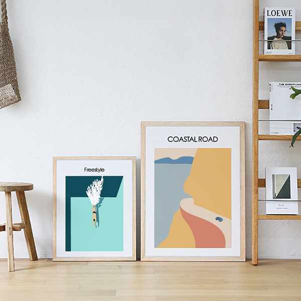 IMTABLE 折りたたみ式フレームテーブル/スタディテーブル ダイニングテーブル 座卓