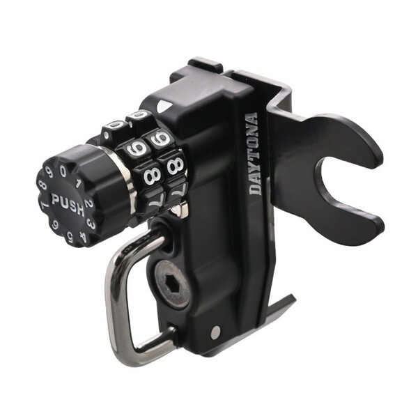 D61271 Daytona バイク用 ヘルメットロック W230/メグロS1(25)専用 ヘルメットホルダー ダイヤルタイプ 61271
