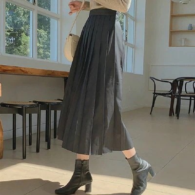 2026年新製品 ボトムス スカート ミモレ丈スカート プリーツスカート ミモレ丈 プリーツ かわいい 人可愛い きれいめ シンプル カジュアルおしゃれ かっこいい 人女子 こなれ感 個性２点３００円