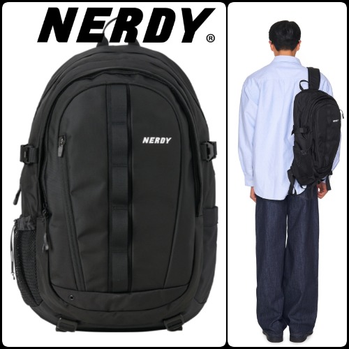 *韓国人気* 正規品リュック 学生バック 韓国 カバン マウンテン バックパック ブラック