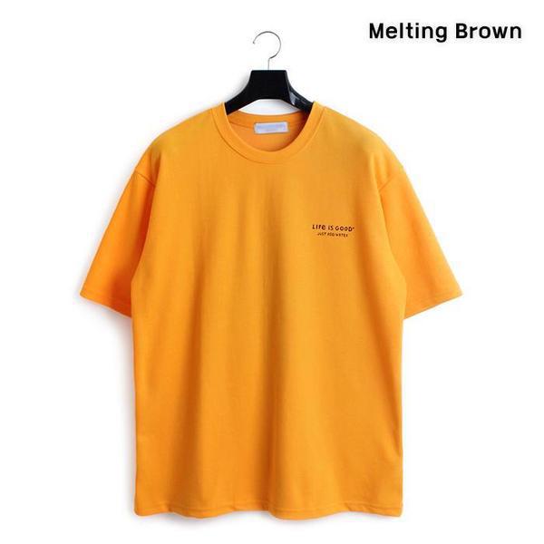 メンズオーバーフィット半袖Tシャツ 夏用半袖Tシャツ d3