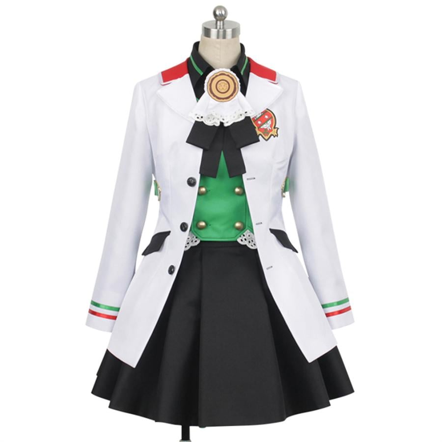 ウマ娘 プリティーダービー　ファインモーション　風 コスプレ衣装　コスチューム　ハロウィン　イベント 演出服 二次会-271