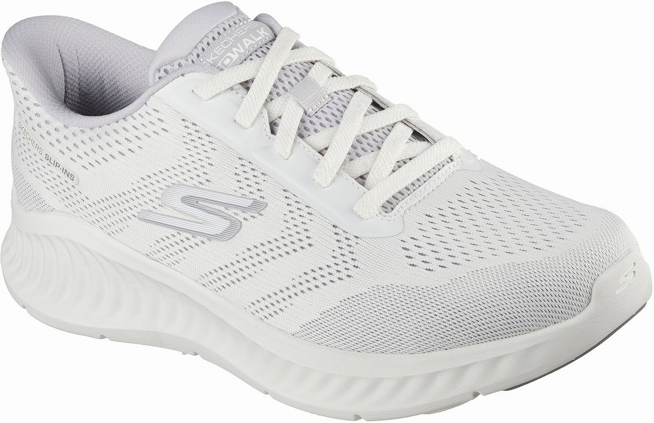 スケッチャーズ SKC-216375-WGY-26.0 メンズ スニーカー スリップインズ ゴーウォーク ナウ ペイトン（ホワイト/グレー・サイズ：26.0cm） SKC216375WGY260