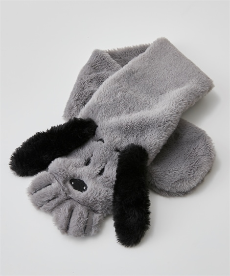 Qoo10 ニッセン スヌーピーエコファーマフラー マフラー