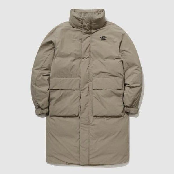 パディングCQK UP423CDJN1-GBRロングパーカーダックパディングジャケット/ GOJI BERRY