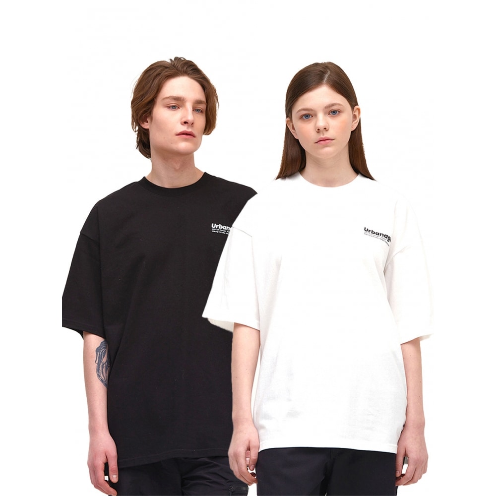 アーバナージュフロントロゴオーバー半袖 (3色)