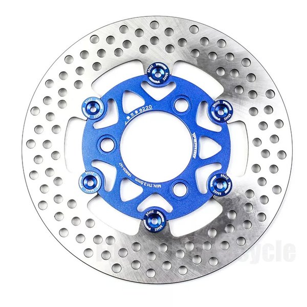 モーターサイクルディスクブレーキ フロント リア ホイールキャリパー 220mm ストリートバイク ピットバイク atv ホンダ グロム カワサキ用