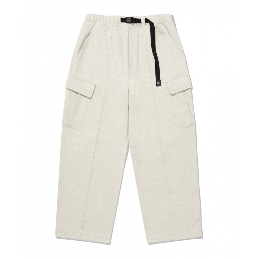 COVERNAT カーゴスウェットパンツオートミール