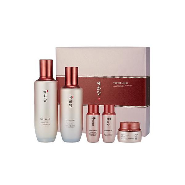TheFaceShop Yehwadam Heaven Grade Ginseng Rejuvenating Set Toner 155ml, Emulsion 140ml