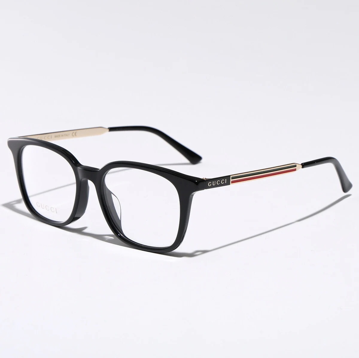 GUCCI グッチ メガネ GG0831OA レディース ウェリントン型 セルフレーム フルリム コンビネーション ロゴ アイウェア カラー2色