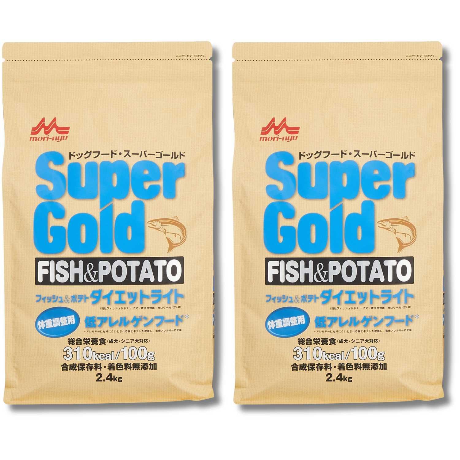 2個セット 森乳サンワールド スーパーゴールド フィッシュ＆ポテト ダイエットライト