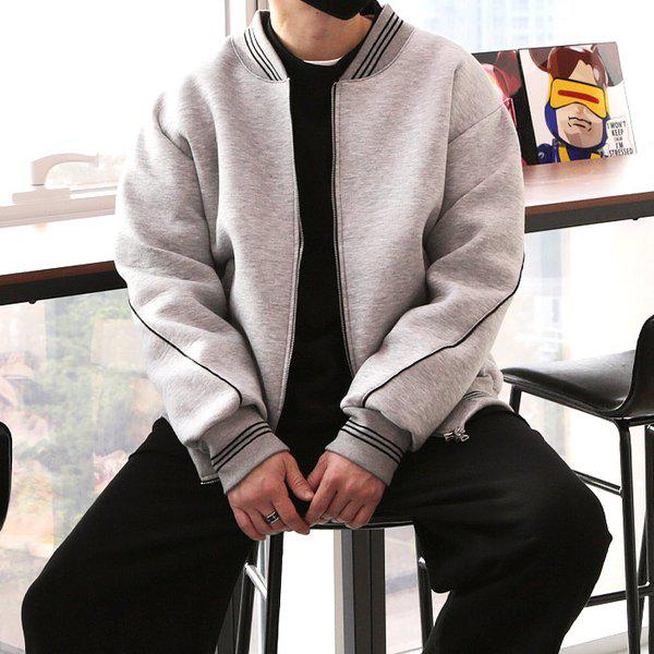 WBH メンズ ビッグサイズ ピンストライプ ネオプレンジャンパー 9,925円