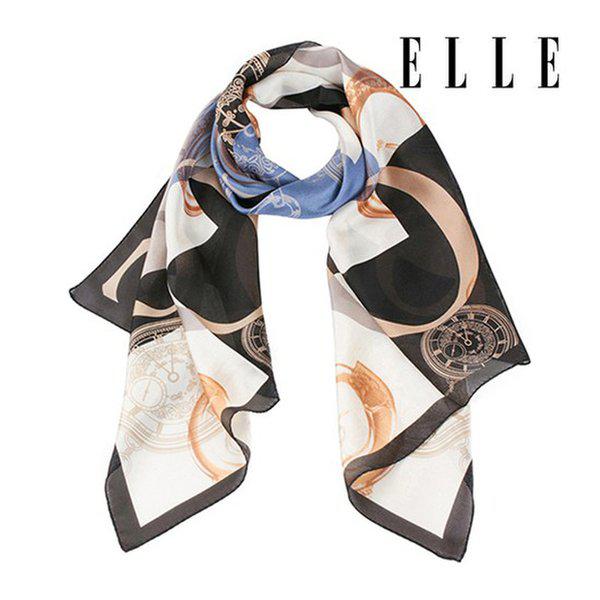 タイムブロック シルクスカーフ