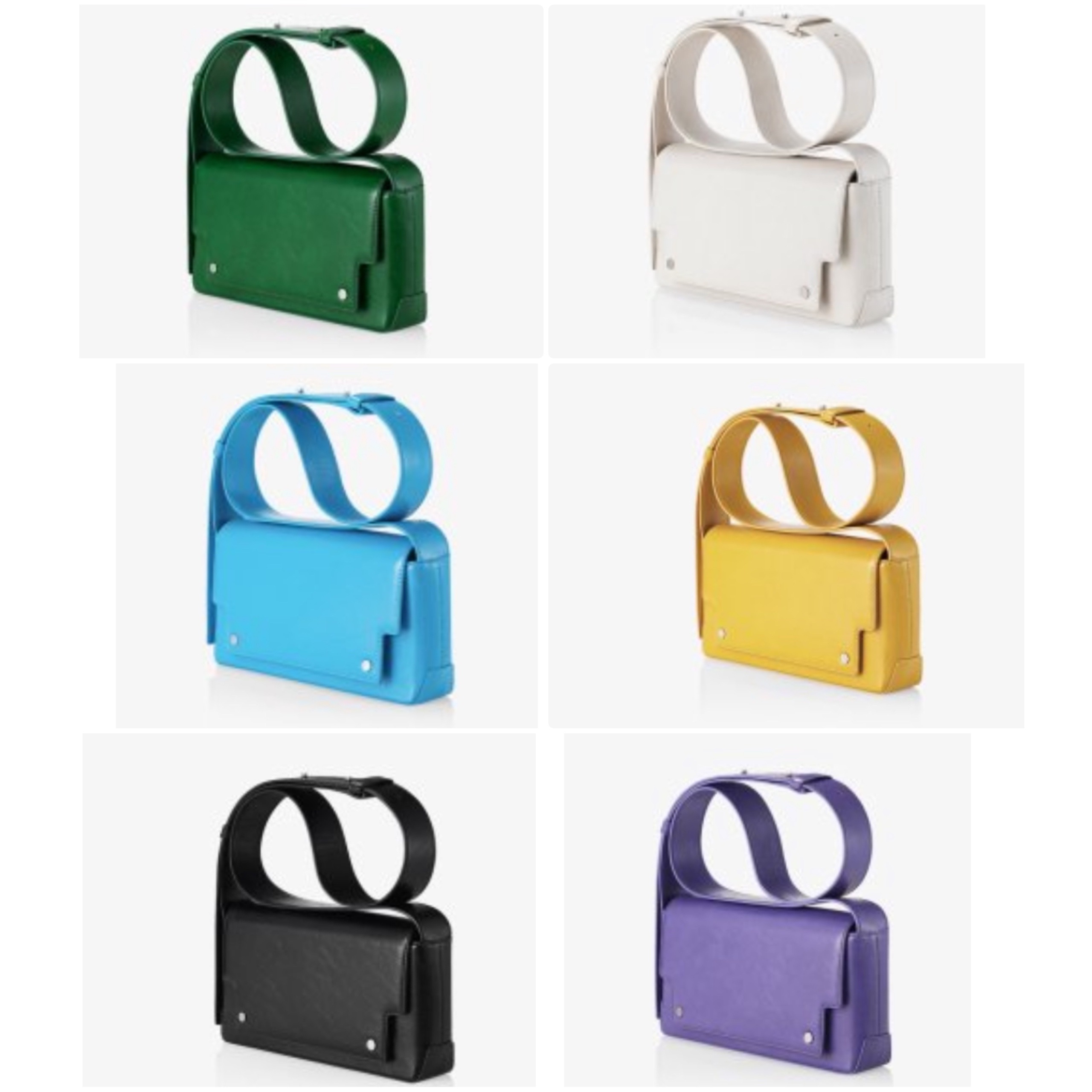 【韓国正规品人気ファッション】バッグマークバッグ26クリンクルドクロスバック男女兼用